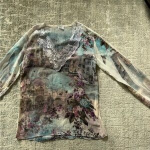 Vintage sheer top
